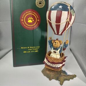 Boyds Bears Betsy Bearamerica Hot Air Balloon Celebrate America 2002 Edition